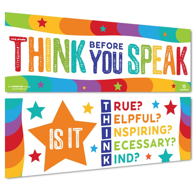 Sproutbrite Classroom Decorations - Banner and Poster for Teachers - Bulletin Board and Wall Decor for Pre School, Elementary and Middle School - Image 1